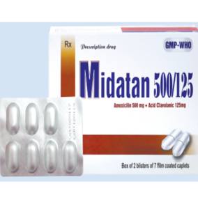 Thuốc Midatan 500/125 là loại thuốc gì? có tác dụng gì? giá bao lăm tiền?